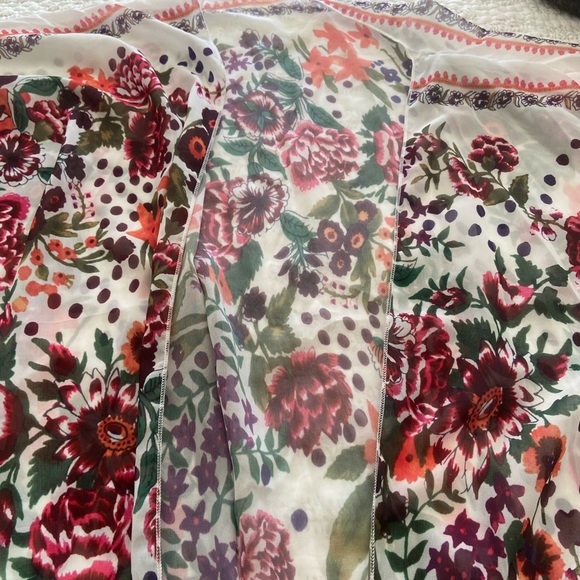 Light-weight Floral Open Kimono - Picture 4 of 11